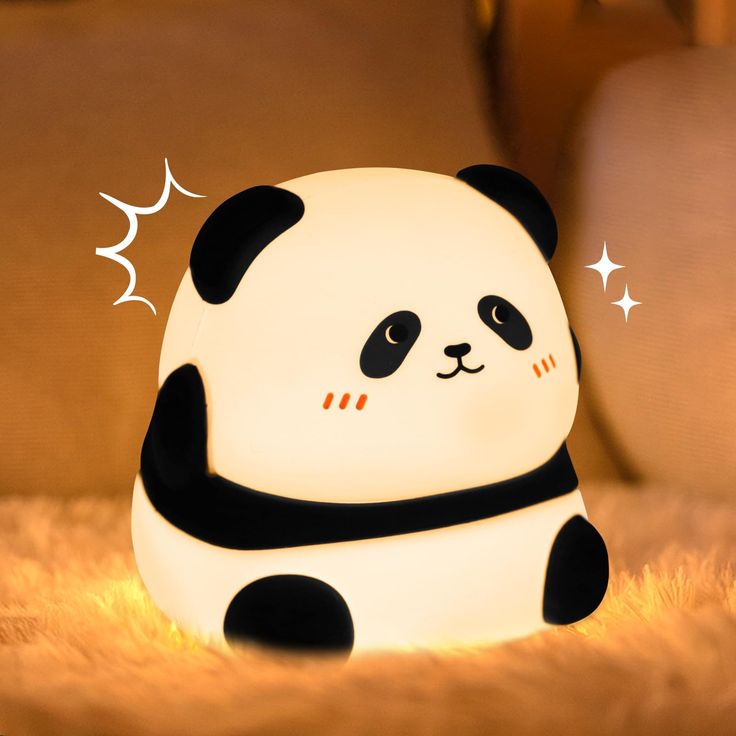 Cute Panda Night Light – Color Changing LED Touch Lamp