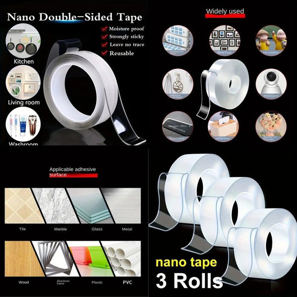 Nano Double-Sided Transparent Adhesive Tape