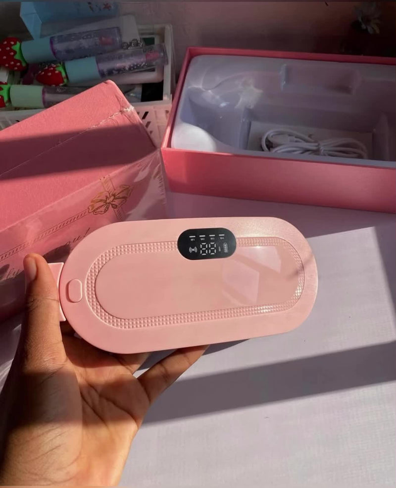 Portable Electric Heating Pad | Cordless Rechargeable Waist & Stomach Massager