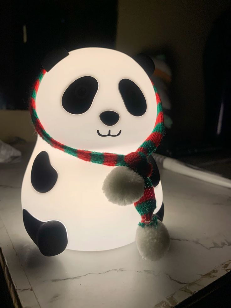 Cute Panda Night Light – Color Changing LED Touch Lamp